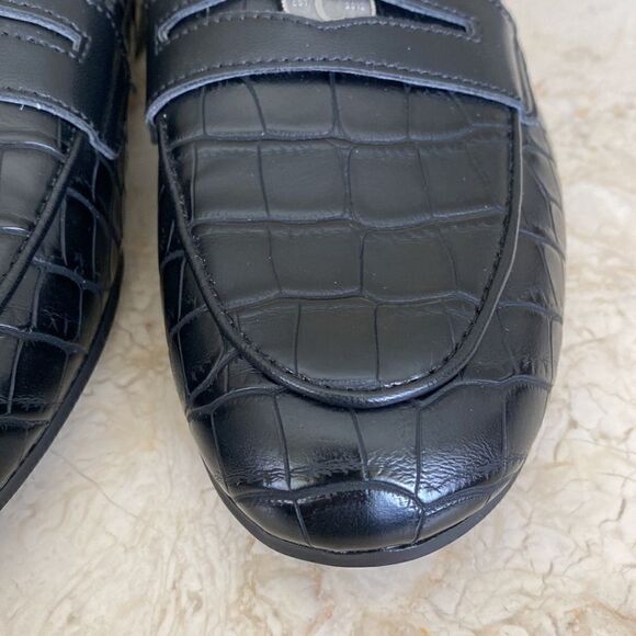 Circus by Sam Edelman Hannon Croc Embossed Penny Loafers - Picture 8 of 13